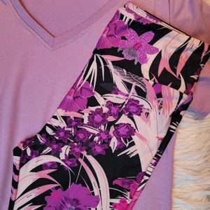 LuLaRoe Leggings and Christy Shirt Set